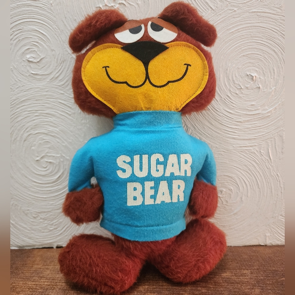 VTG Post Super Sugar Bear Plush Golden Crisp 1973 Mail Away vintage